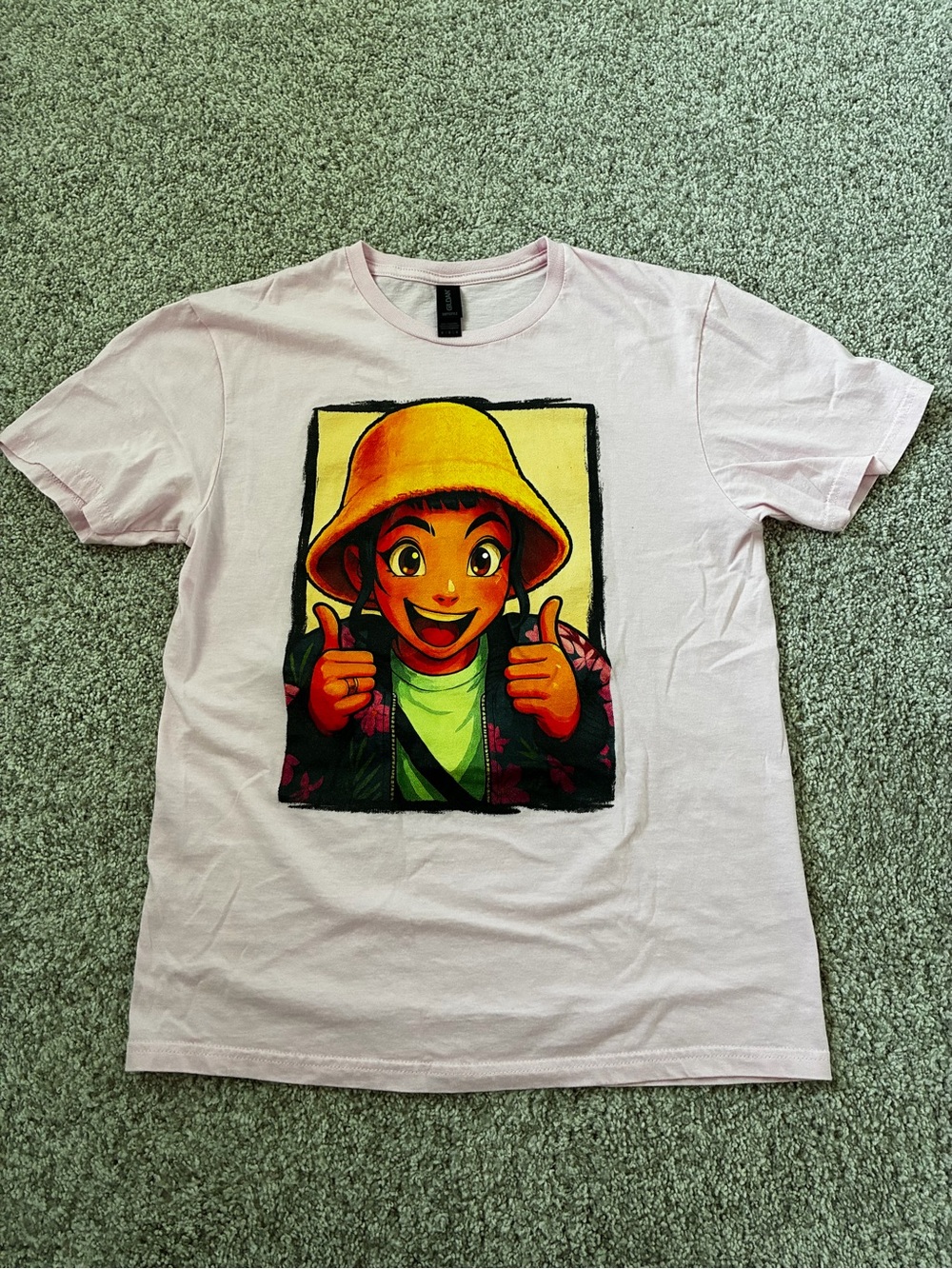 KPop Demon Hunters Zoey Tee in Light Pink
